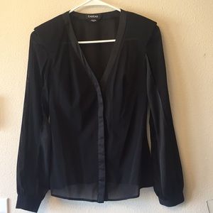 Bebe elegant black blouse